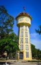 Ancient brick water tower in Phan Thiet, Vietnam