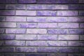 Ancient bricks layout, purple bricks fading background