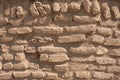 Ancient brickwork of Otrar city. Otyrar Farab ancient town, homeland of Al-Farabi