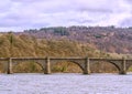 Ancient Bridge Dunkeld Scotland. Over the River Tay. Royalty Free Stock Photo
