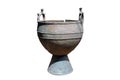 an ancient bronze cauldron of isolate. Tagar culture, 7-3 centuries BC