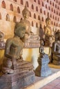 Ancient Buddha Art in wat Sisaket, Vientiane, Laos