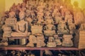 Ancient Buddha Art in wat Sisaket, Vientiane, Laos