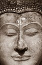 Ancient Buddha face Royalty Free Stock Photo