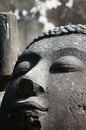 Ancient Buddha face Royalty Free Stock Photo