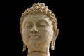 Ancient Buddha face, Royalty Free Stock Photo