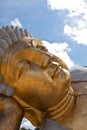 Ancient buddha statue Royalty Free Stock Photo