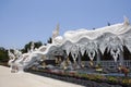 Ancient buddha statue and antique naga guardian for thai people travelers travel visit and respect praying blessing wish myth holy