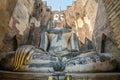 Ancient buddha statue. Sukhothai Historical Park, Sukhothai Prov Royalty Free Stock Photo