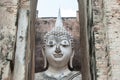 Ancient buddha statue, Sukhothai Historical Park Royalty Free Stock Photo