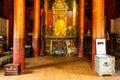 Ancient Buddha statue in Ton Kwen temple