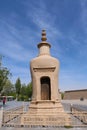 Ancient Buddhism architecture Dunhuang Mogao Grottoes in Gansu China