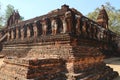 Ancient Buddhism ruin laterite wall