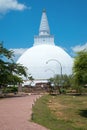 Ancient Buddhist dagoba Mirisaveti Stupa. Anuradhapura