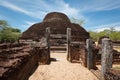 Ancient Buddhist dagoba (stupe) Royalty Free Stock Photo