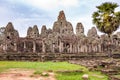 Ancient buddhist khmer temple in Angkor Wat, Cambodia. Bayon Prasat