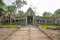 Ancient buddhist khmer temple in Angkor Wat, Cambodia. Preah Khan temple