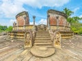 The ancient Buddhist Shrine of Polonnaruwa Royalty Free Stock Photo