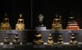Ancient Buddhist statues Exhibited at the National Museum of Thailand