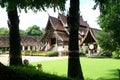 Ancient Buddhist temple architecture Royalty Free Stock Photo