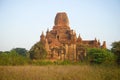 Ancient Buddhist temple in the early morning. Bagan, Myanmar Burma Royalty Free Stock Photo