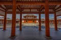 Ancient Buddhist temple in Nara, Kansai, Japan Royalty Free Stock Photo