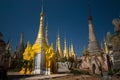 Ancient Buddhist temple near Inle lake in Myanmar. Royalty Free Stock Photo