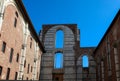 Ancient Building Called FACCIATONE the unfinished part of the cathedral of Siena in Central Italy Royalty Free Stock Photo