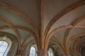 Ancient building of medieval French abbey. Abbey of Fontenay, Burgundy, France, Europe Royalty Free Stock Photo
