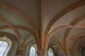 Ancient building of medieval French abbey. Abbey of Fontenay, Burgundy, France, Europe