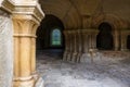 Ancient building of medieval French abbey. Abbey of Fontenay, Burgundy, France, Europe Royalty Free Stock Photo