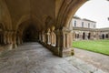 Ancient building of medieval French abbey. Abbey of Fontenay, Burgundy, France, Europe Royalty Free Stock Photo