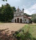 Ancient building of Saint Anthony Church in Cabo de Rama Fort Royalty Free Stock Photo