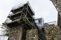 Ancient building under renovation Royalty Free Stock Photo