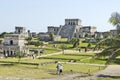 Ancient buildings built by the Mayas