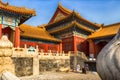 Ancient buildings in the Forbidden City, China