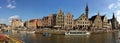 Ancient buildings in Gent, Belgium