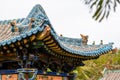 Ancient buildings of luxurious ancient Chinese traditional royal gardens