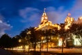 Ancient buildings in Shanghai Bund Royalty Free Stock Photo