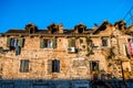 Ancient buildings in Split city centre. Croatia Royalty Free Stock Photo