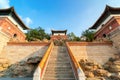 Ancient buildings of the Summer Palace in Beijing, China - UNESCO World Heritage Site Royalty Free Stock Photo