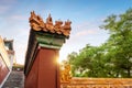 Ancient buildings of the Summer Palace in Beijing, China - UNESCO World Heritage Site Royalty Free Stock Photo