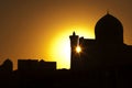 Ancient Bukhara, Kalyan Minaret at sunset.