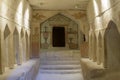 Ancient burial cave of the Sidonian near the Maresha city in Beit Guvrin Royalty Free Stock Photo