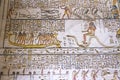 Ancient burial chambers for Pharaohs with hieroglyphics at the valley of the kings, Luxor, Egypt.