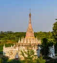 Ancient Burmese pagoda in Inwa, Myanmar Royalty Free Stock Photo