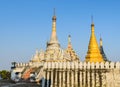 Ancient Burmese pagoda, Myanmar Royalty Free Stock Photo