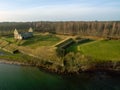 Ancient burned down castle