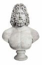 Ancient bust of the greek god Zeus Royalty Free Stock Photo