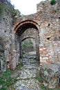 The ancient Byzantine town of Mistras Royalty Free Stock Photo